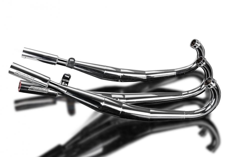 Suzuki GT750 J K Models 1972-1973 Systeme de Chambres Dechappement Chromees