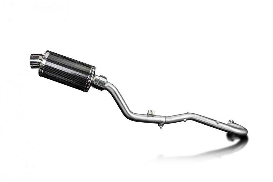 Suzuki DR350 1990-1999 Echappement Complet Silencieux 225mm Ovale Carbone