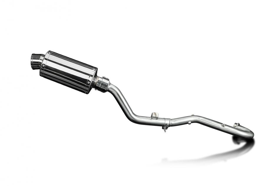 Suzuki DR350 1990-1999 Echappement Complet Silencieux 225mm Ovale Inox