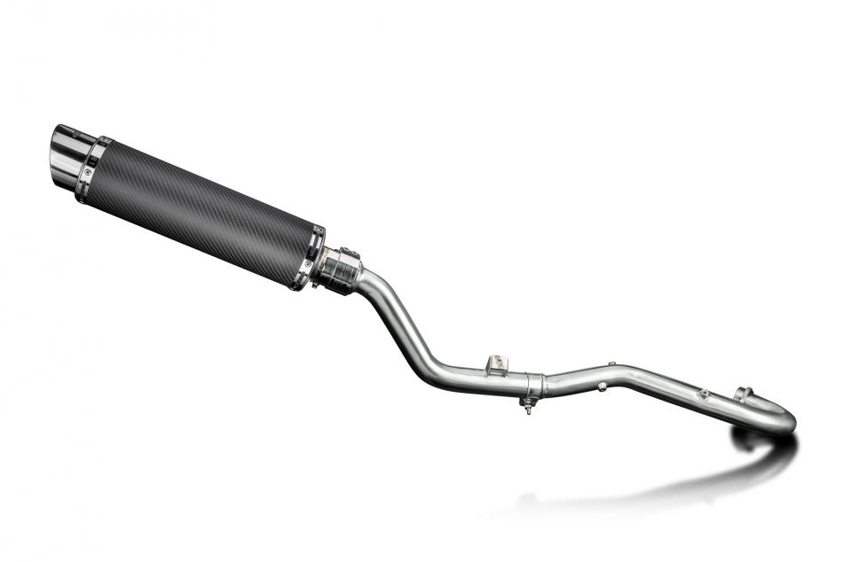 Suzuki DR350 1990-1999 Echappement Complet Silencieux 350mm Rond Carbone