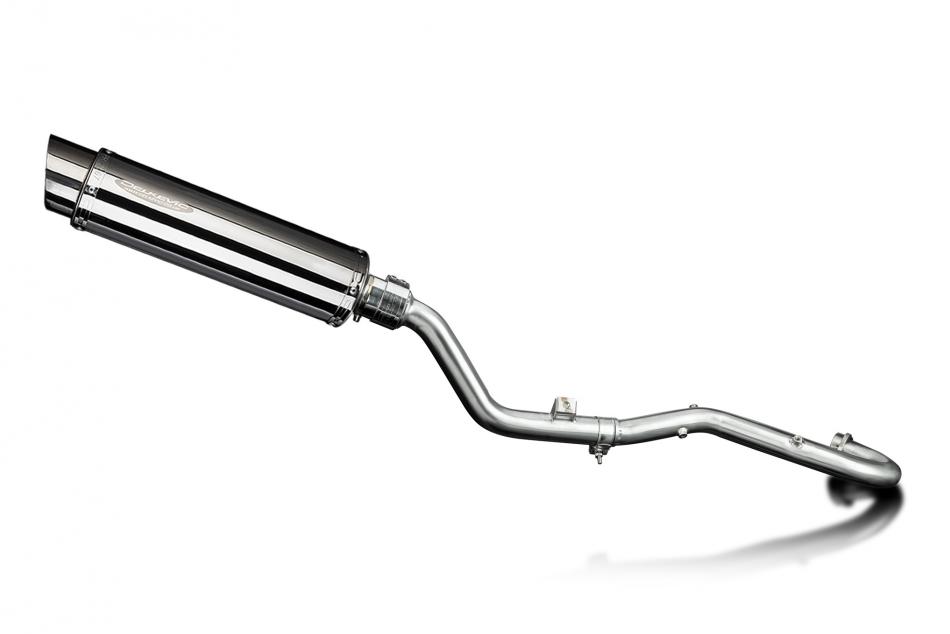 Suzuki DR350 1990-1999 Echappement Complet Silencieux 350mm Rond Inox