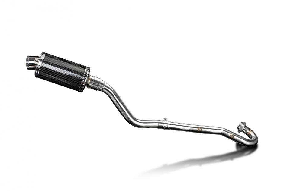 Kawasaki KLR600 KL600 1985-94 Echappement Complet Silencieux 225mm Ovale Carbone