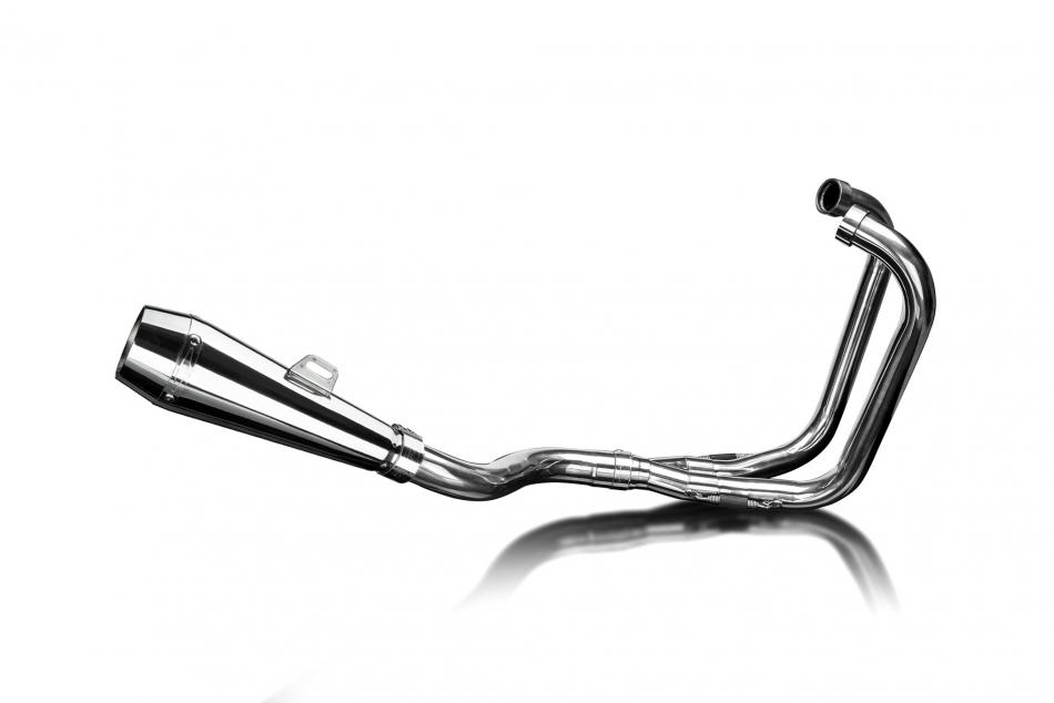 Honda CB350G 73 CB350K 69-73 Echappement Complet Silencieux A Cone Inverse Inox