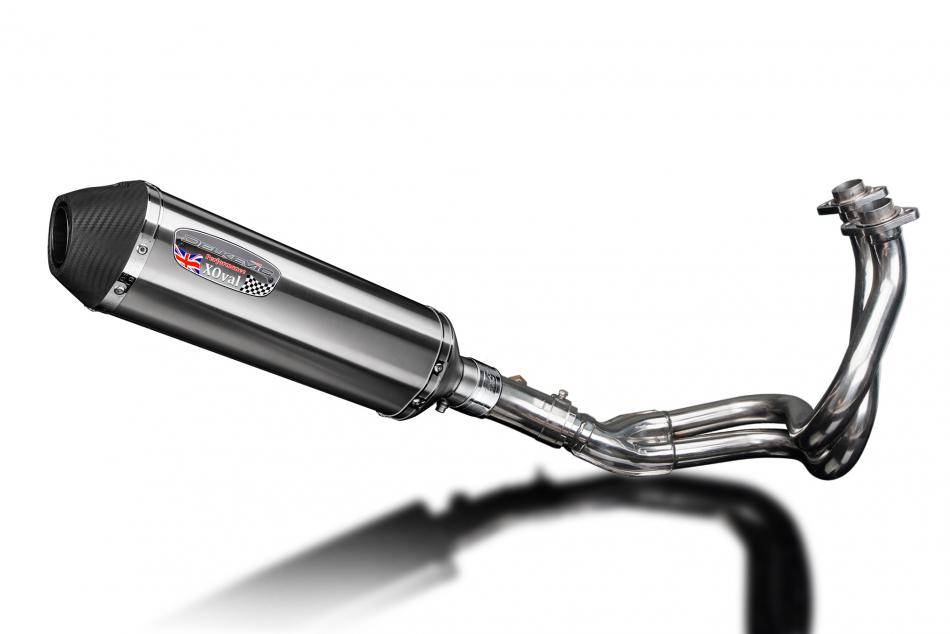 Kawasaki ER6N ER6F 2006-11 Echappement Complet 2-1 Silencieux 343mm X-Ovale Inox