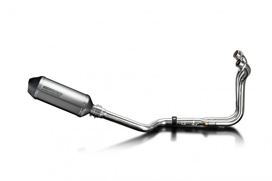 Suzuki 800RE V-Strom 2024-2025 Echappement 2-1 Silencieux 260mm X-Ovale Titane