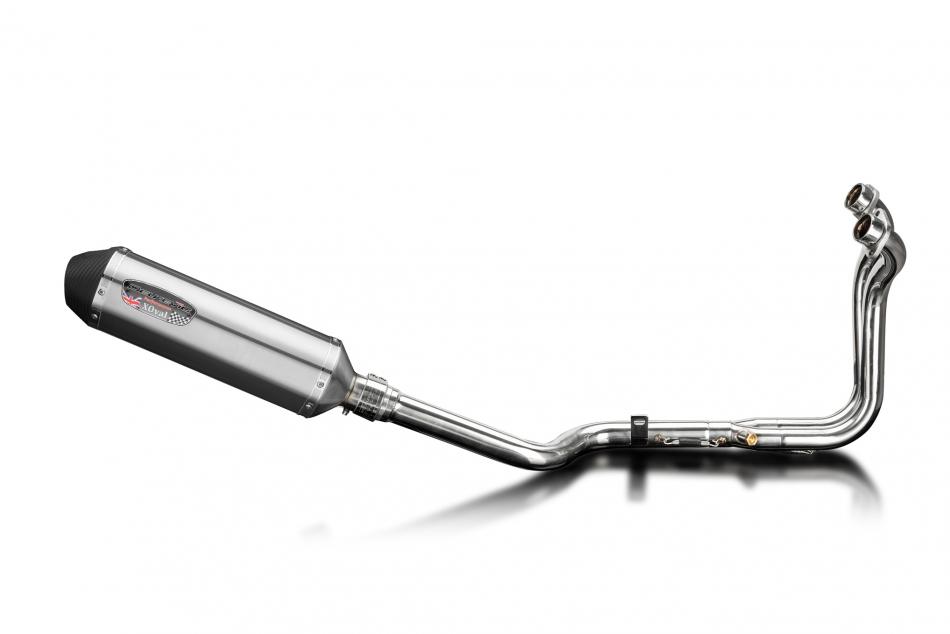 Suzuki 800RE V-Strom 24-25 Echappement Complet 2-1 Silencieux 343mm X-Ovale Inox