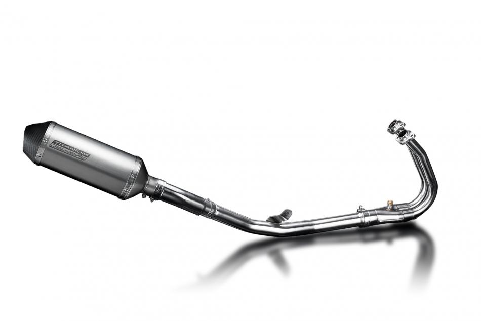 Kawasaki Ninja 500 24-25 Echappement Complet 2-1 Silencieux 260mm X-Ovale Titane