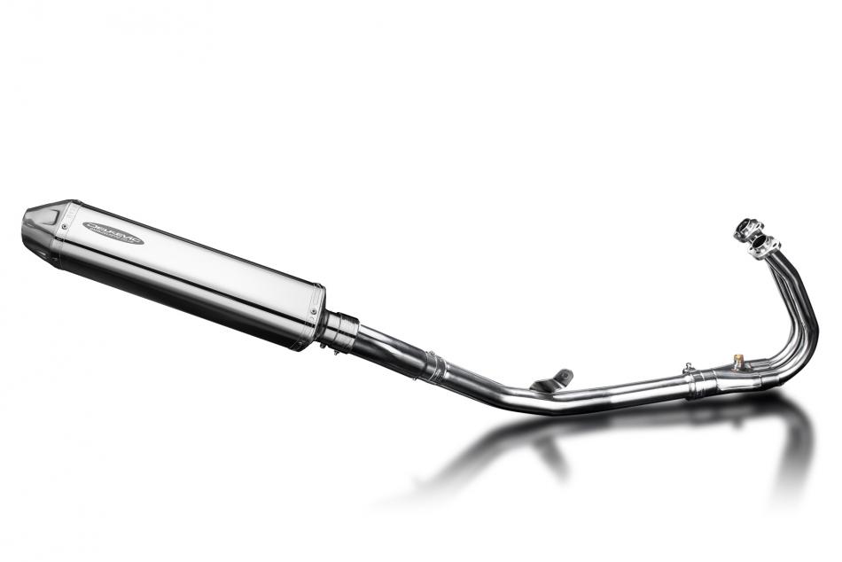 Kawasaki Ninja 500 24-25 Echappement Complet 2-1 Silencieux 420mm Tri-Ovale Inox
