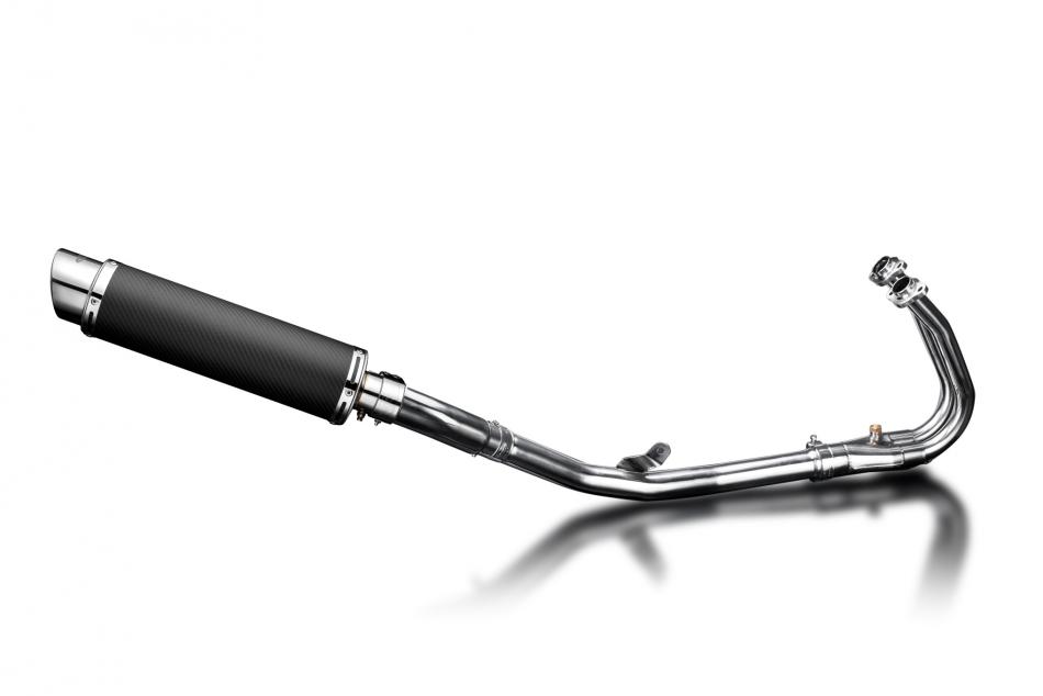 Kawasaki Ninja 500 2024-25 Echappement Complet 2-1 Silencieux 350mm Rond Carbone