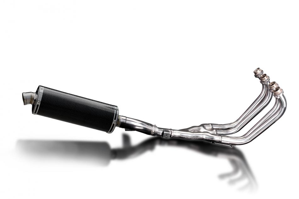 YAMAHA XJ600 DIVERSION 1992-2004 Echappement 4-1 Complet 350mm Ovale Carbone