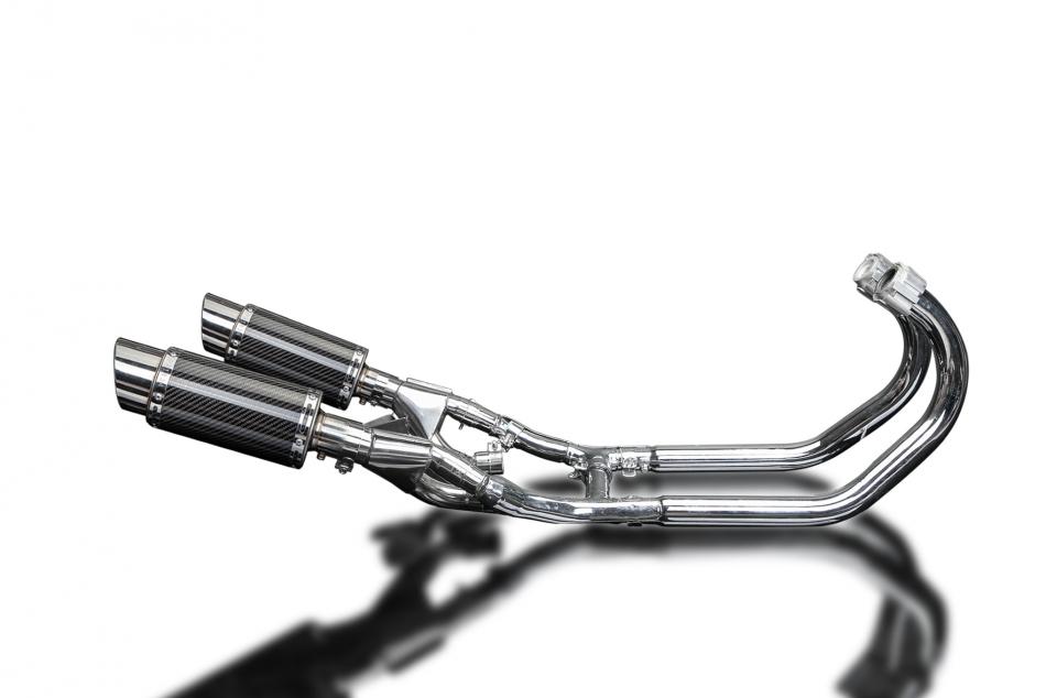 YAMAHA V-MAX VMX 1200 1984-2007 Echappement 4-2 Complet 200mm Rond Carbone PISTE