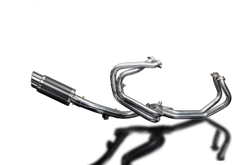 HONDA VFR800Fi 1998-2001 Echappement DECAT Complet 4-1 200mm Rond Carbone PISTE