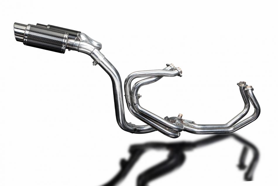 HONDA VFR800 VTEC 2002-2013 Echappement Complet 4-2 DECAT 200 Rond Carbone PISTE