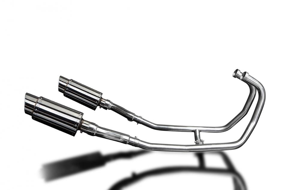 KAWASAKI GPZ500S 1987-2007 Echappement Complet 2-2 silencieux 200 RondInoxPISTE