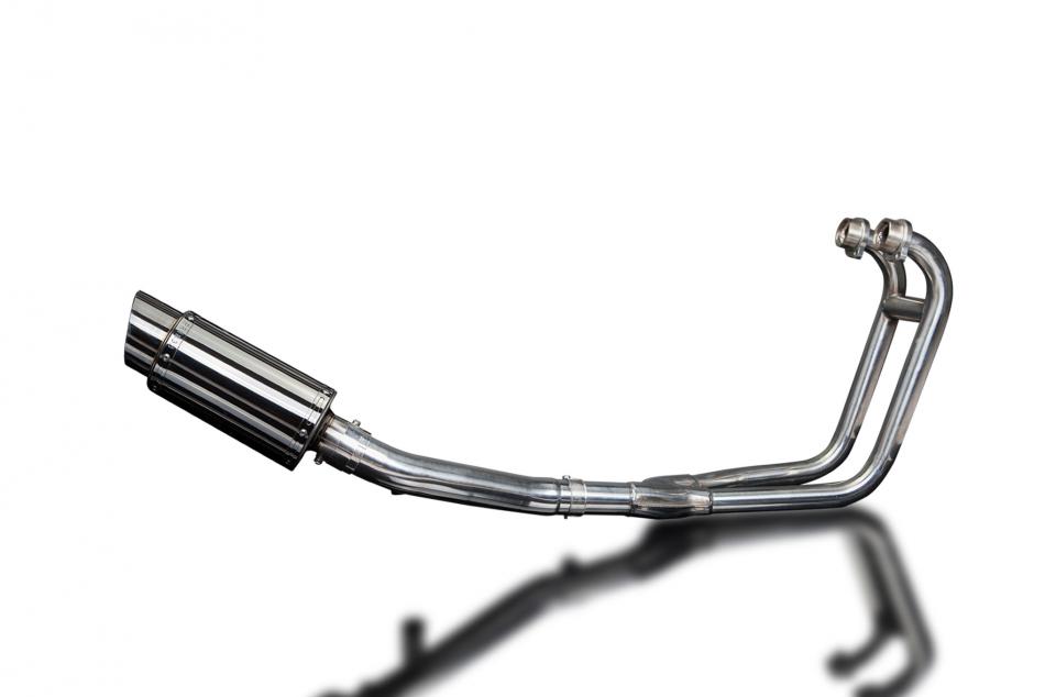 SUZUKI GS500E-F 1989-2009 Echappement Complet 2-1 silencieux 200 Rond Inox PISTE