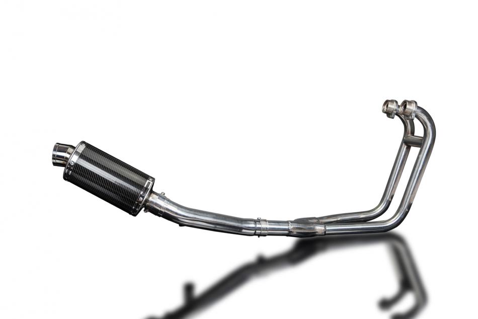 SUZUKI GS500E GS500F 1989-2009 Echappement 2-1 Complet 225mm Ovale Carbone PISTE