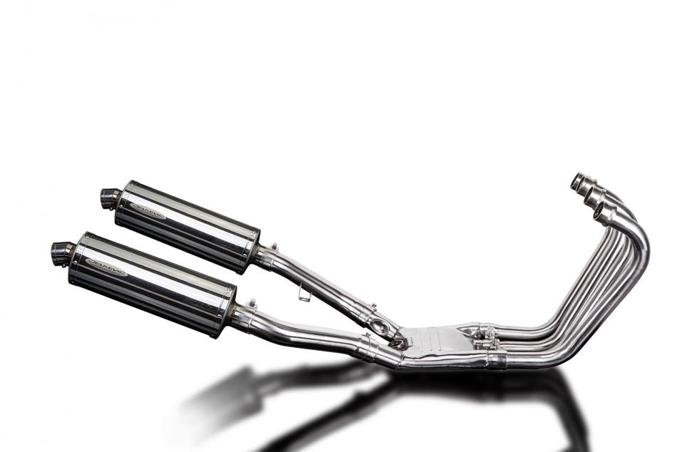 YAMAHA FJ1200 3CV 1988-1990 Echappement 4-2 Complet 350mm Ovale Inox