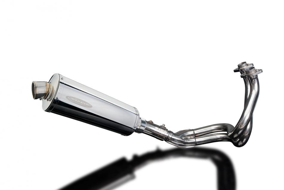 KAWASAKI KLE650 VERSYS 2007-2014 Echappement Complet 2-1 Pot 350mm Ovale Inox