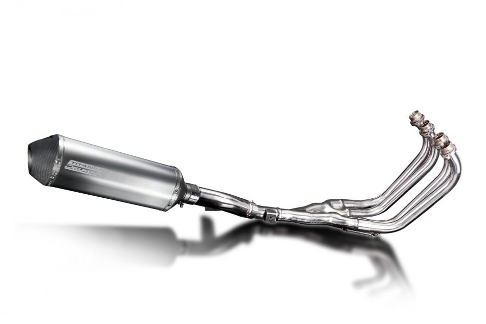 XJ600S DIVERSION / Seca II / 1992-2003 / XOVAL 343mm (13.5 inch) TITANIUM SILENCER 4 into 1 COMPLETE