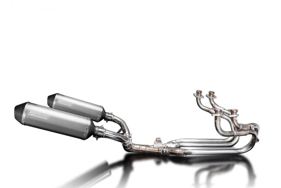 Honda ST1100 Pan European 89-03 Echappement 4-2 Silencieux 343mm X-Ovale Titane