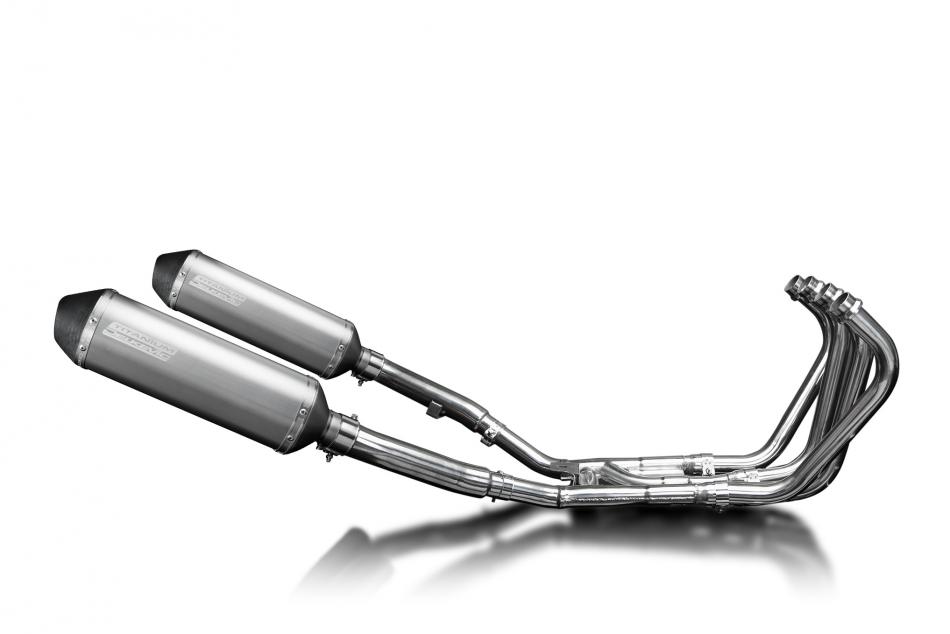 Yamaha XJ900 Diversion 1994-03 Echappement 4-2 Silencieux 343mm X-Ovale Titane