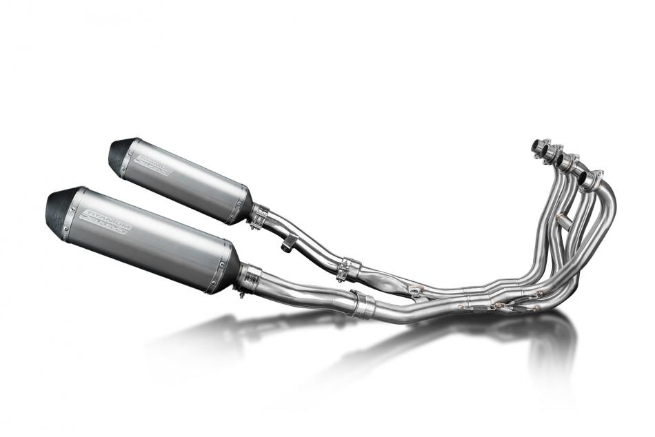 Kawasaki ZZR400 ZZR600 Echappement Complet 4-2 Silencieux 343mm X-Ovale Titane