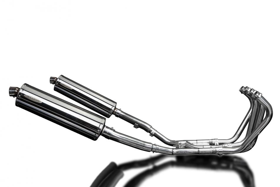 YAMAHA XJ900 DIVERSION 1994-2003 Echappement Complet 4-2 Pot 450mm Ovale Inox