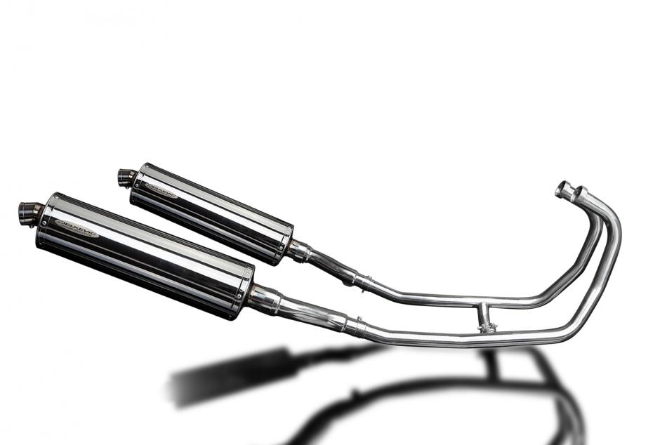 KAWASAKI GPZ500S GPZ400S Echappement 2-2 Complet 450mm Ovale Inox