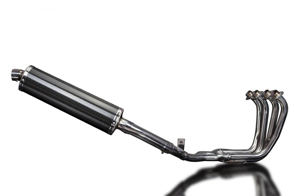 YAMAHA FZS600 FAZER 1998-2003 Echappement Complet 4-1 Pot 450mm Ovale Carbone