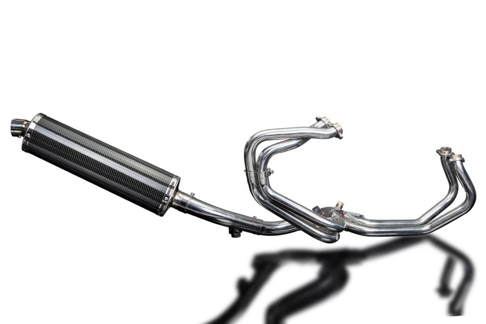 HONDA VFR800Fi 98-01 Echappement Complet Dï¿½CAT 4-1 Silencieux 450 Ovale Carbone