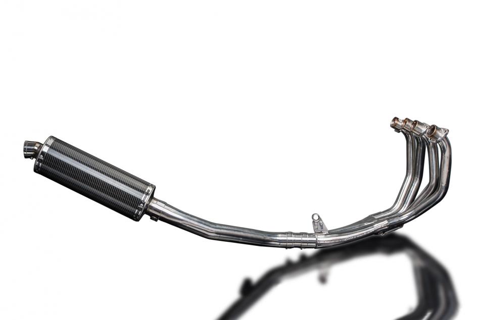 CBR600 FS1-FS3 2001-2004 / OVAL 350mm (14 inch) CARBON FIBRE SILENCER 4 into 1 COMPLETE SYSTEM