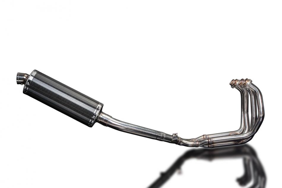 YAMAHA FZR600 FOXEYE 1994-1996 Echappement 4-1 Complet Pot 350mm Ovale Carbone