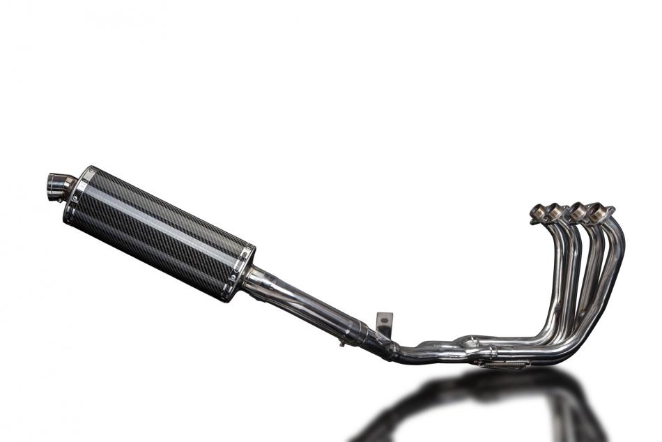 YAMAHA FZS600 FAZER 1998-2003 Echappement Complet 4-1 Pot 350mm Ovale Carbone