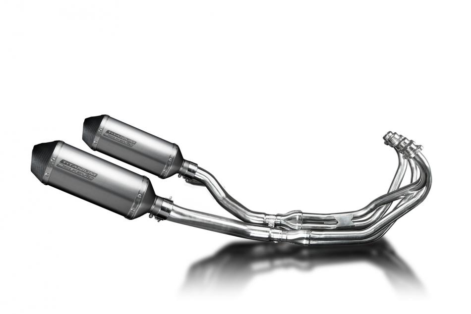 Yamaha XJ600 Diversion 1992-04 Echappement 4-2 Silencieux 260mm X-Ovale Titane