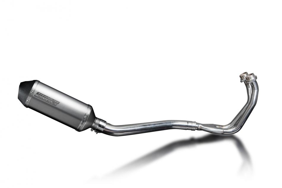 TDM850 (ALL MODELS) 1991-2001 / XOVAL 260mm (10 inch) TITANIUM SILENCER 2 into 1 COMPLETE SYSTEM