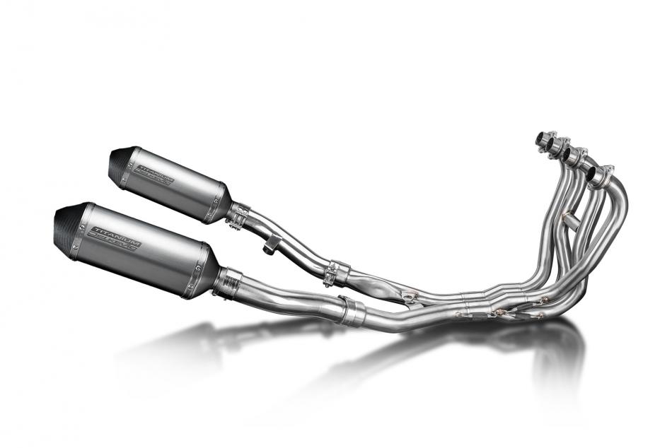 Kawasaki ZZR400 ZZR600 Echappement Complet 4-2 Silencieux 260mm X-Ovale Titane