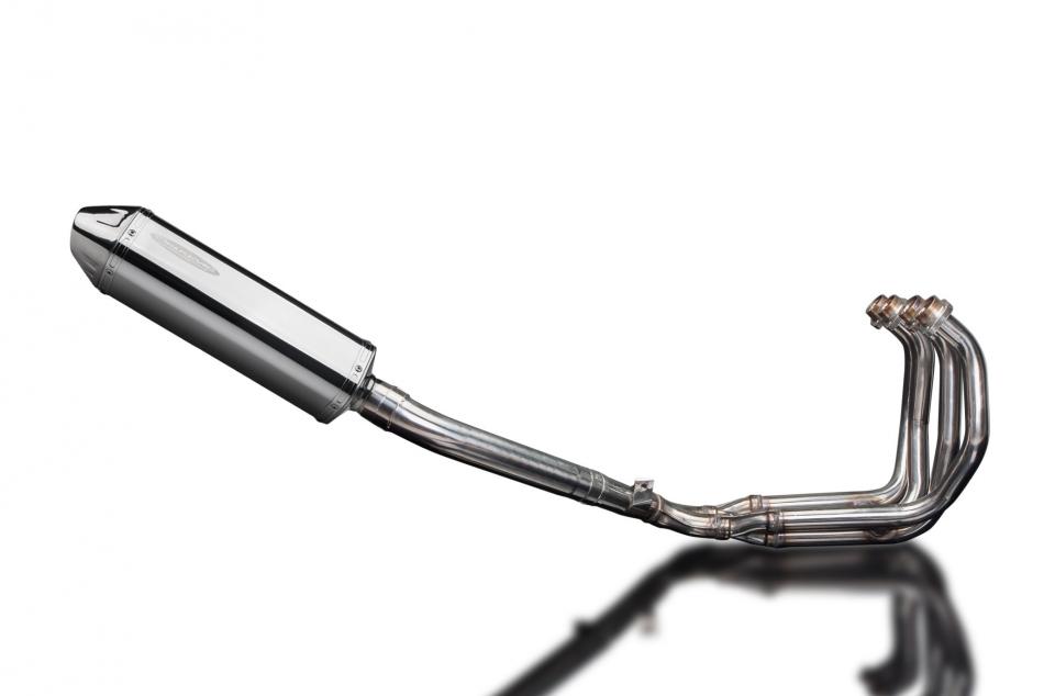 YAMAHA FZR600 FOXEYE 1994-1996 Echappement Complet 4-1 Pot 320mm Tri-Ovale Inox