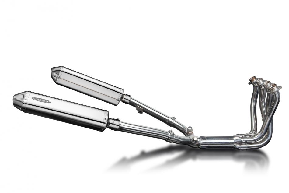 Honda CBR1100XX Blackbird 1996-2009 Echappement Complet 4-2 420mm Tri-Ovale Inox