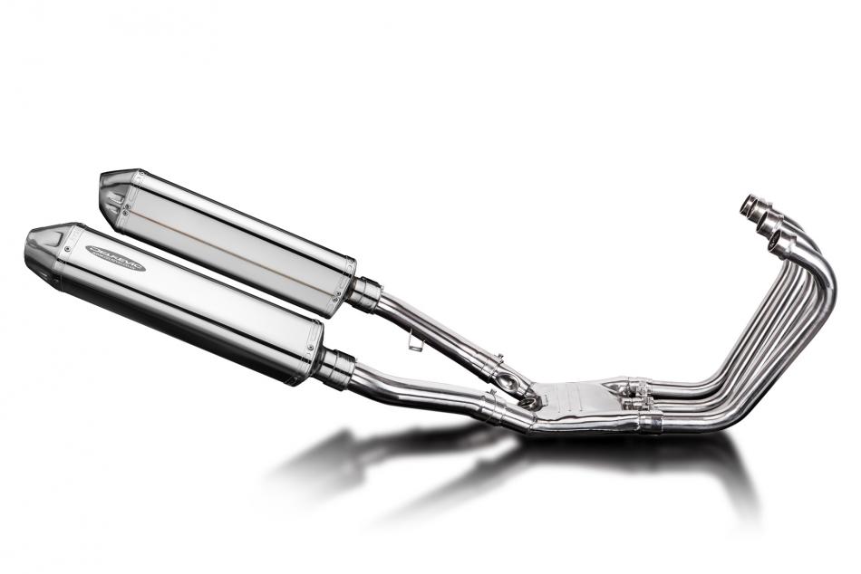 Yamaha FJ1200 3CV 1988-90 Echappement Complet 4-2 Silencieux 420mm TriOvale Inox