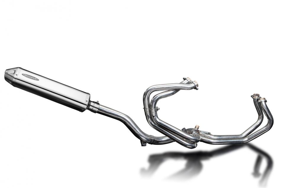 Honda VFR800 FI 1998-2001 Echappement Complet 4-1 Silencieux 420mm TriOvale Inox