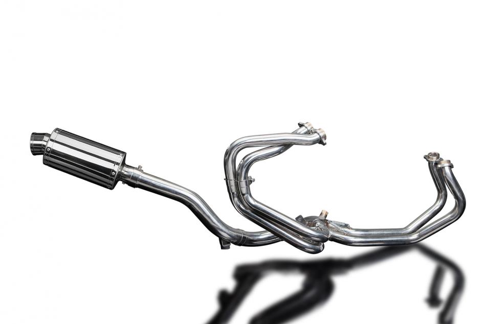 HONDA VFR800Fi 1998-2001 Echappement HAUT Complet 4-1 DECAT 225 Ovale Inox PISTE