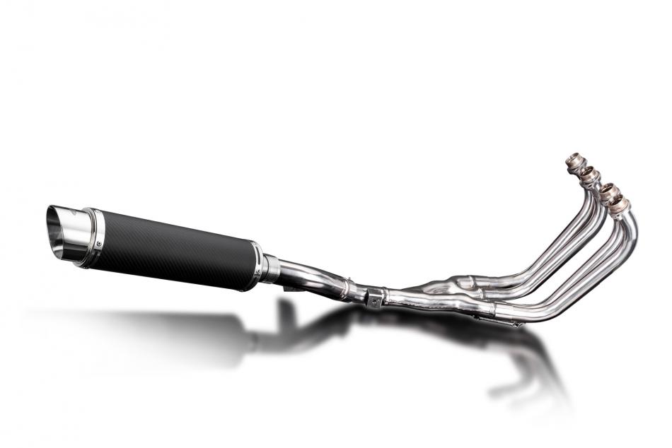 YAMAHA XJ600 DIVERSION 1992-2004 Echappement Complet 4-1 Pot 350mm Rond Carbone