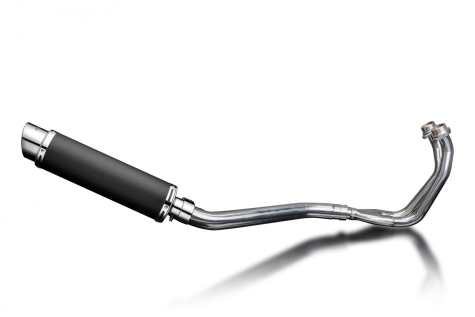 YAMAHA TDM850 1992-2001 Echappement Complet 2-1 Silencieux 350mm Rond Carbone