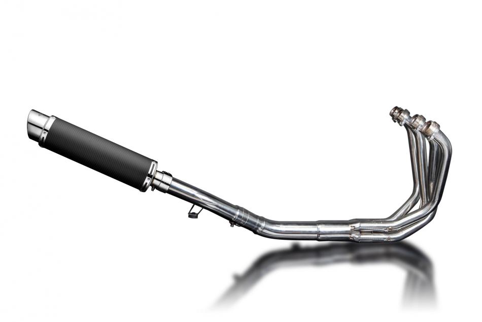 SUZUKI GSF650 BANDIT 2007-2014 Echappement Complet 4-1 Pot 350mm Rond Carbone