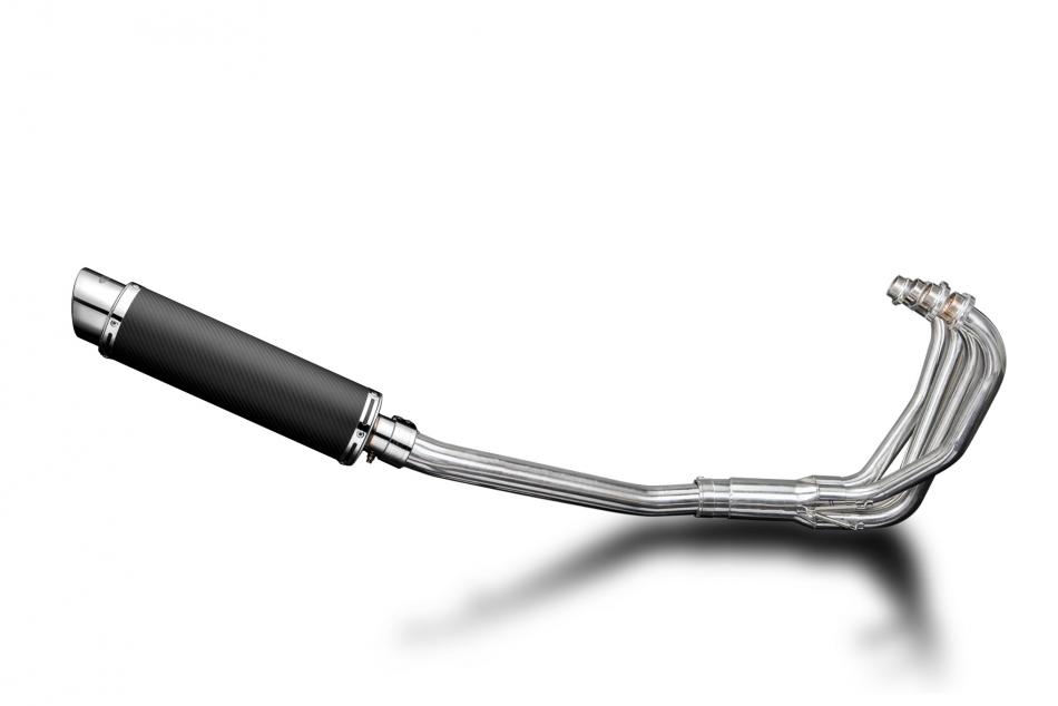 SUZUKI GSX750F Sport 1998-2006 Echappement Complet 4-1 Pot 350mm Rond Carbone