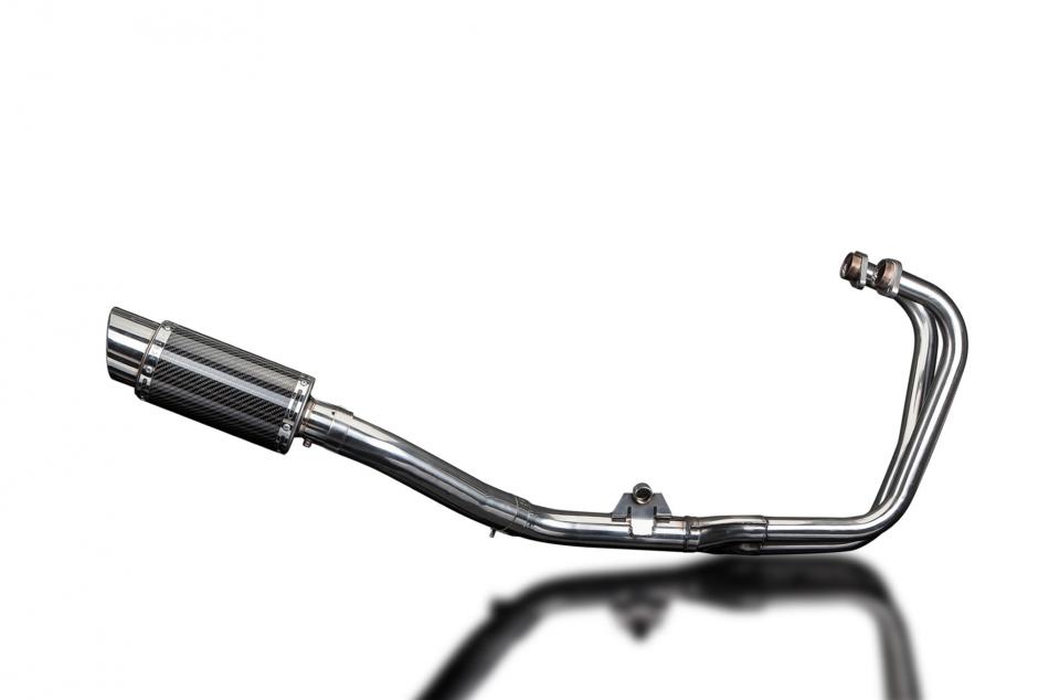 HONDA CBF500-A-ABS 2004-2008 Echappement 2-1 Complet 200mm Rond Carbone PISTE