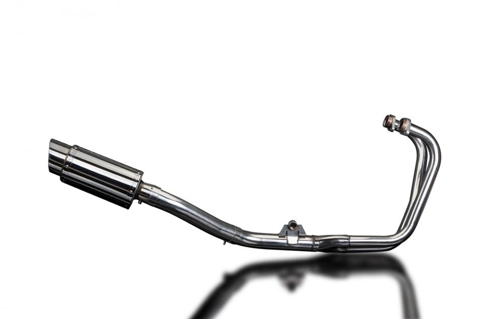 HONDA CBF500-A-ABS 2004-08 Echappement Complet 2-1 silencieux 200 Rond Inox PIST