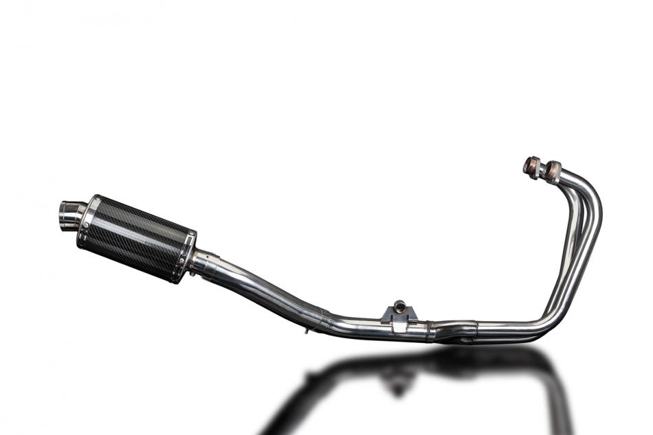 HONDA CBF500-A-ABS 2004-2008 Echappement 2-1 Complet 225mm Ovale Carbone PISTE