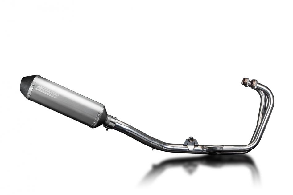 Honda CBF500 A ABS 04-08 Echappement Complet 2-1 Silencieux 343mm X-Ovale Titane