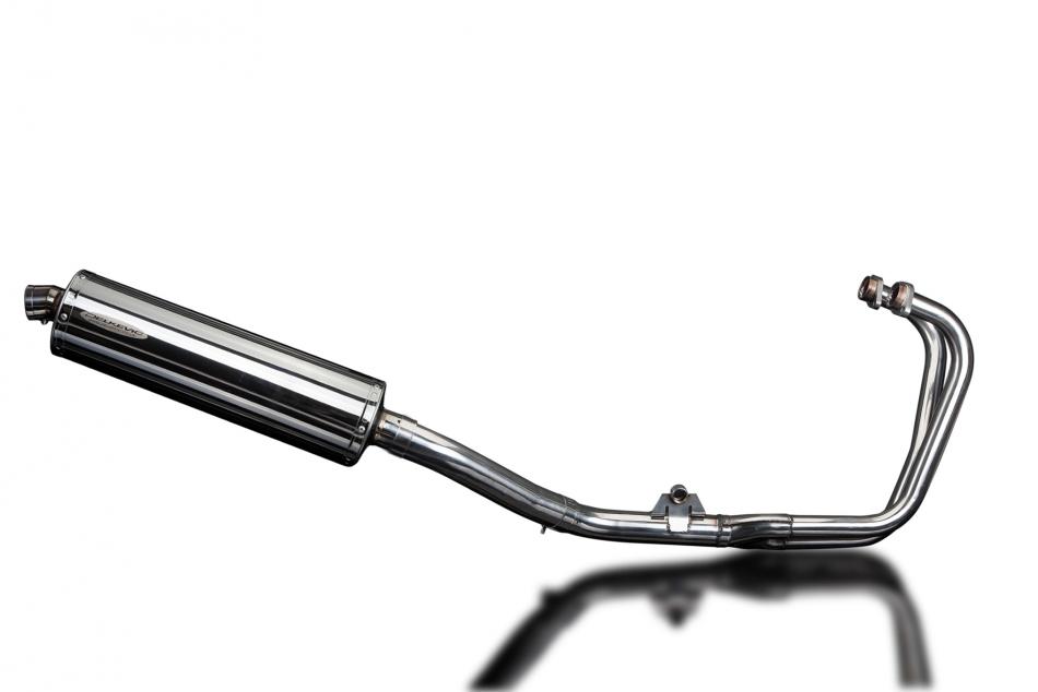 HONDA CBF500-A-ABS 2004-2008 Echappement 2-1 Complet 450mm Ovale Inox